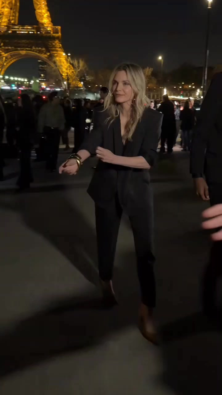 Michelle Pfeiffer Stuns in Chic Look at YSL Paris Fashion Week